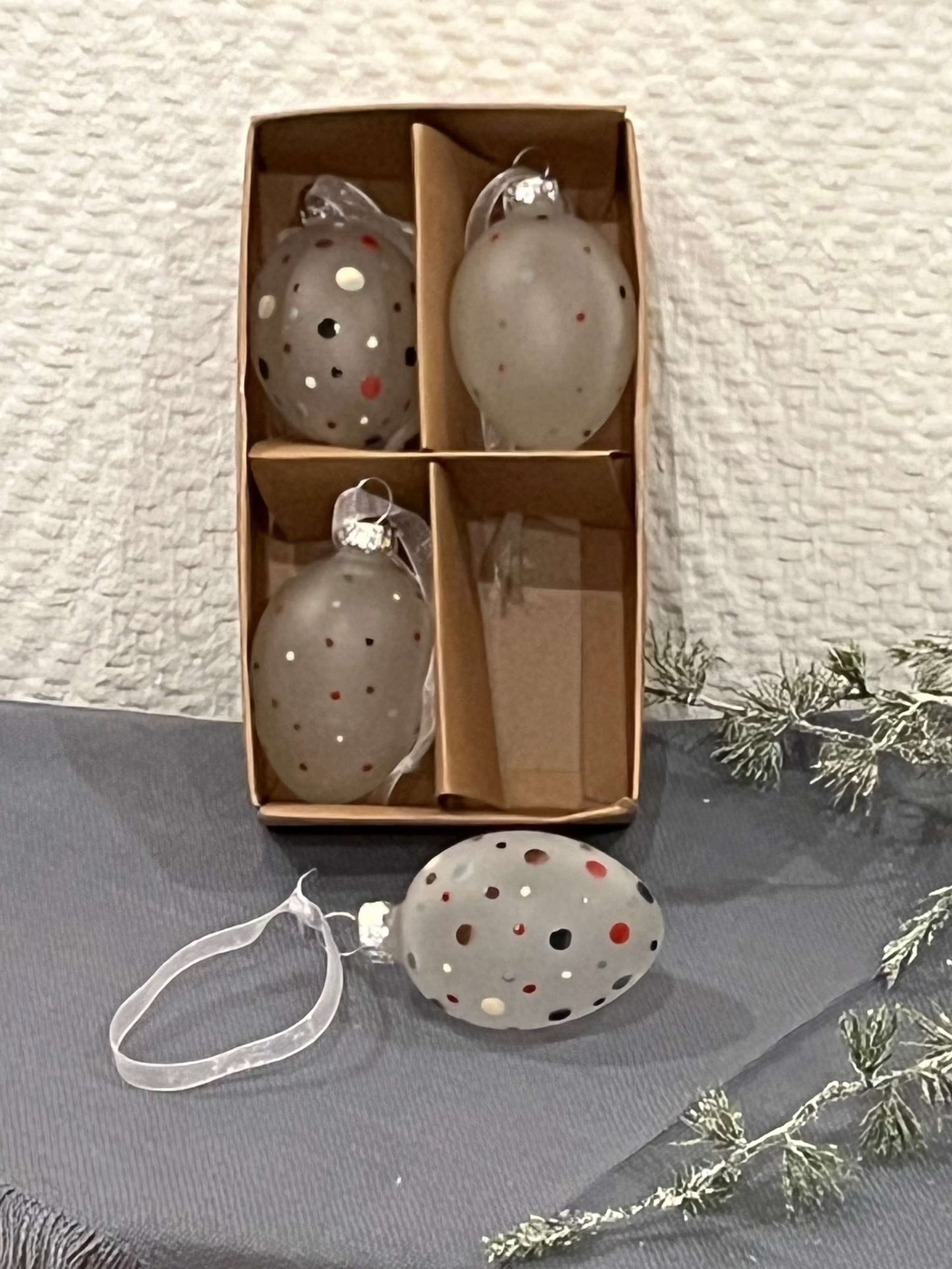 Dekoanhänger - Lavina - 4tlg. Eier Dekor Set verfügbar