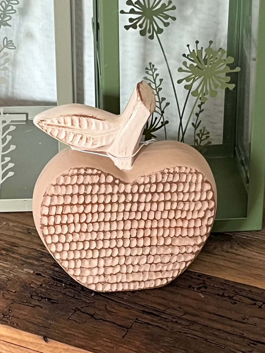 Apfel - Keramikaufsteller zur Deko, 2 Farben, ca: H12cm