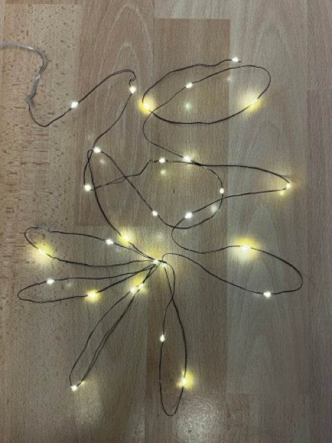 Lichterkette - 20 LED, warmweiß Timerfunktion, Batterien|deko.delivery