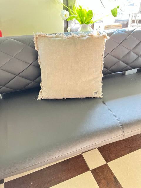 Kissen - Baumwolle, Farbe: weiß,beige, Größe: 40 x 40 cm