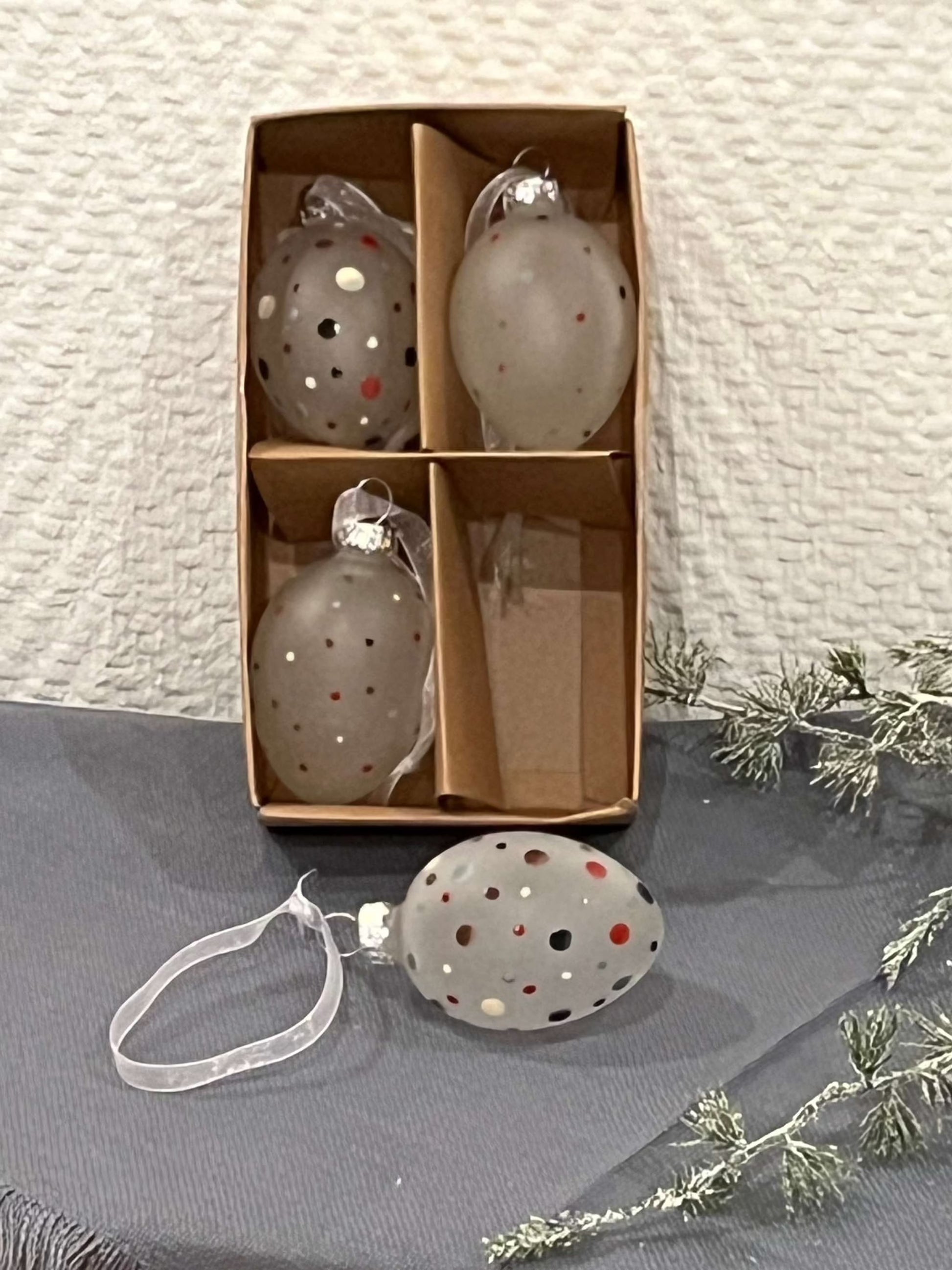 Dekoanhänger - Lavina - 4tlg. Eier Dekor Set verfügbar