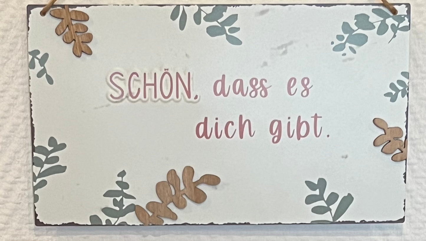 Schild aus Metall - Fago