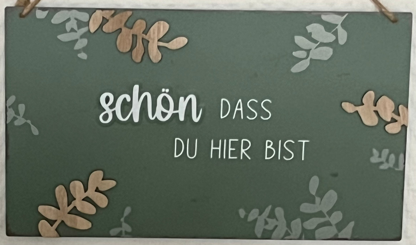 Schild aus Metall - Fago